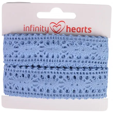 Infinity Hearts Pitsnauha Polyesteri 25mm 05 Sininen - 5m