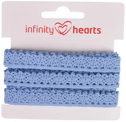 Infinity Hearts Pitsnauha Polyesteri 11mm 05 Sininen - 5m
